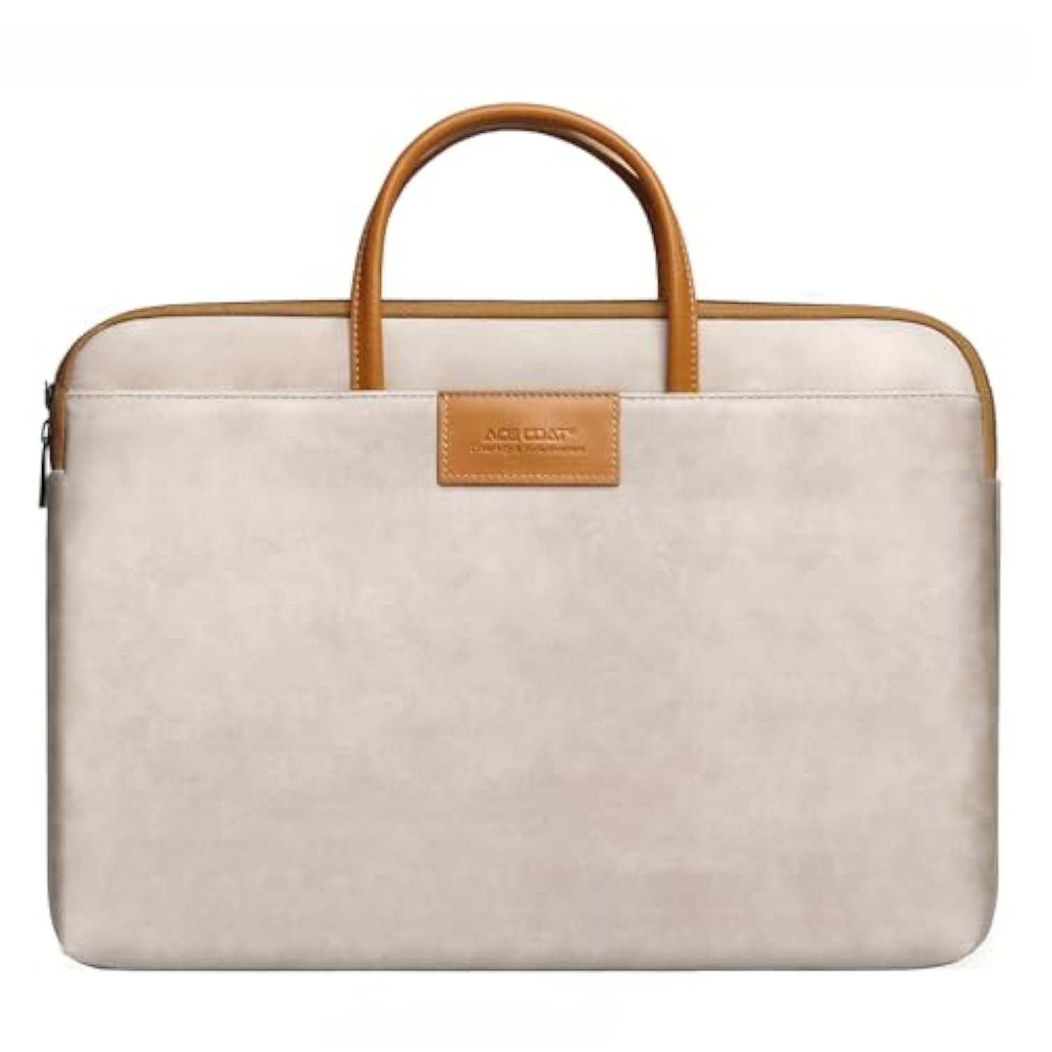 Protective Laptop Sleeve Compatible With Macbook Air 15 Inch M3 M2 / Pro 16 Inch 2024-2019 M4 M3 M2 M1, 15.4-15.6-16.2 Inch Notebook With 2 Pockets&Handle&Belt (Apricot, 16Inch)