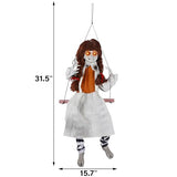 Animatronic Halloween Decorations Outdoor Scary Ghost Girl Decor