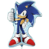 73Cm (29") Sonic The Hedgehog Shaped Character Foil Balloon - Kids Party Balloons