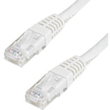6Ft Cat6 Ethernet Cable - White Cat 6 Gigabit Ethernet Wire -650Mhz 100W Poe++