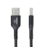 StarTech.com 10ft (3m) USB-A to USB-C Charging Cable, Charge & Sync, 3A, USB 2.0, TPE Jacket, Black USB Charging Cord