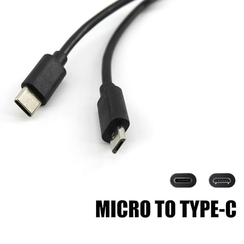 Replacement the USB C to Micro USB Cable, Micro USB to USB C Cable Compatible with  Galaxy/LG/MacBook/Pixel 3 and Above Fast Charging and Data