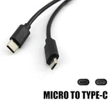 Replacement the USB C to Micro USB Cable, Micro USB to USB C Cable Compatible with  Galaxy/LG/MacBook/Pixel 3 and Above Fast Charging and Data