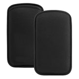 2-Pack Slim Neoprene Shockproof Phone Sleeve for iPhone & Samsung Black