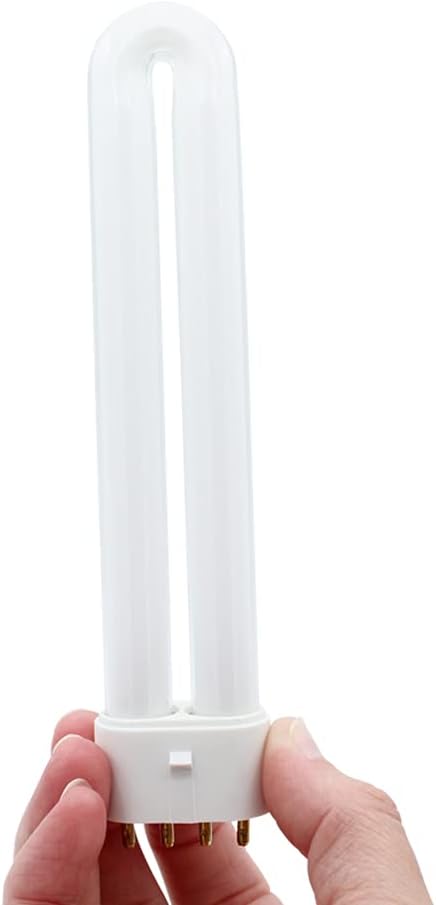 2G7 CFL Light Bulb 9W 6500K Daylight 4 Pin U Shaped Compact Fluorescent Replacement