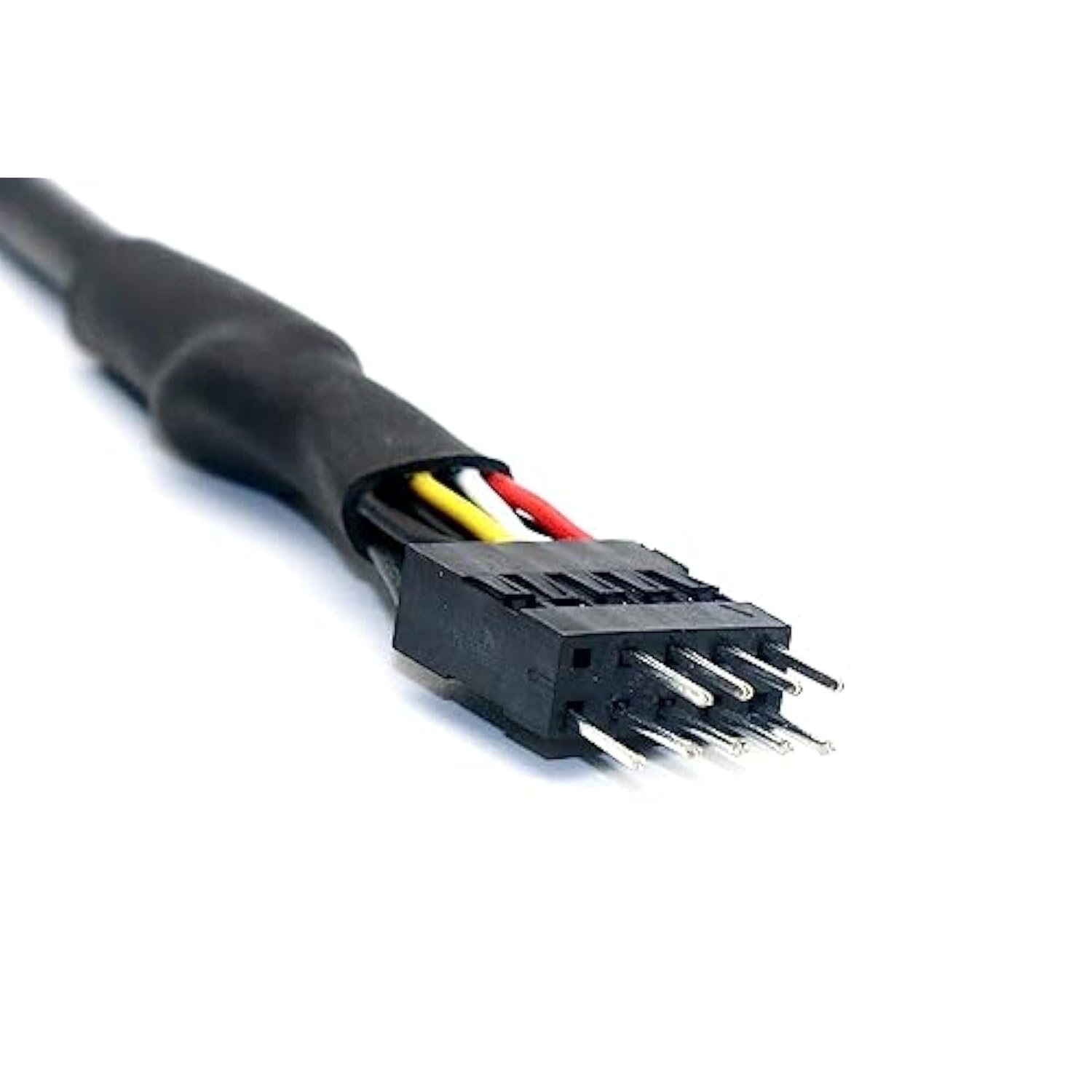 9-Pin Usb Motherboard Male To Single Usb 2.0 Type A Male Power Cable Adapter Extension Cable For Motherboard, 7.8 Inches (20 Cm), Black, 1 Count