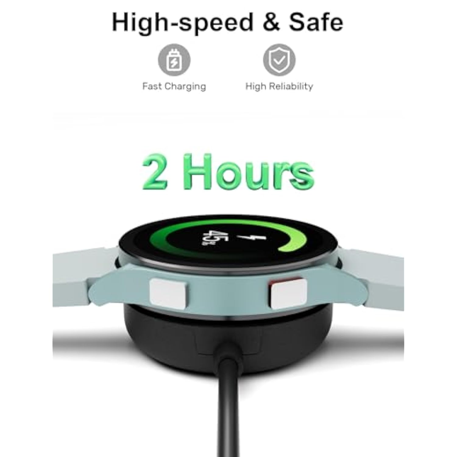 Charger Compatible With Samsung Galaxy Watch 7/Ultra/Fe/6/6 Classic/5/5 Pro/4/4 Classic/3/Active 2/Active Charging Cable Usb Cord Dock For Galaxy Watch Accessories