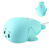 Cute Wired Mouse, Small Dolphin Shape Usb Wired Mouse 1600 Dpi Optical Mice Computer Mouse, Portable Corded Mice For Travel, Office, Home, Laptop, Computer