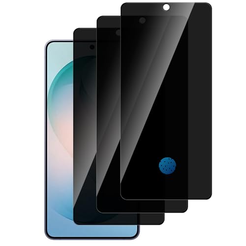 (3 Pack) Privacy Screen Protector for  Galaxy S26 Plus, [Anti-Spy Tempered Glass][Fingerprint Unlock Support], Anti-Scratch,