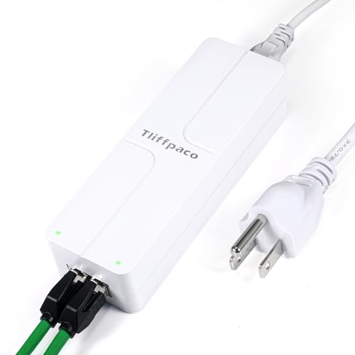 Poe Injector 2.5Gb 60W 55V, 802.3Af/At/Bt Compliant Poe++ Adapter, Plug & Play, Data & Power Over Ethernet, Up To 328Ft, For Ptz Ip Camera, Dual Band Ap, Video Phone, Audio System (60W)