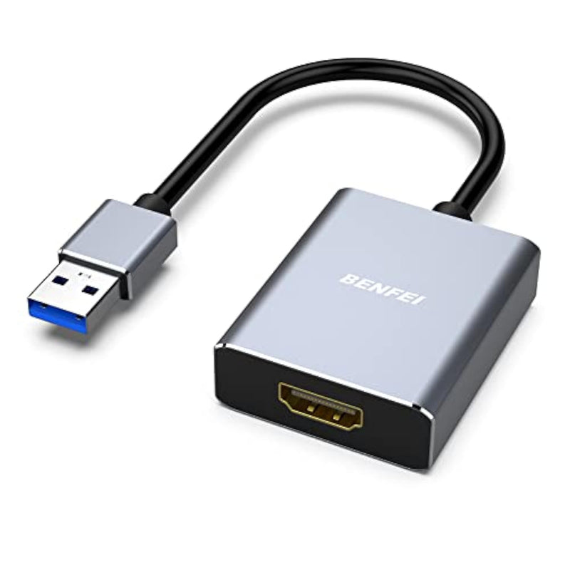 Benfei Usb 3.0 To Hdmi Adapter, Usb 3.0 To Hdmi Male To Female Adapter For Windows 11, Windows 10, Windows 8.1, Windows 8, Windows 7(Not For Mac)