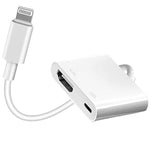 Mfi Certified Lightning To Hdmi Digital Av Adapter 1080P Hd Video Hdmi Sync Screen Connector Cable With Charging Port Compatible With Iphone 14/13/12/11/ X/ 8/7/ Ipad On Hdtv/Projector/Monitor