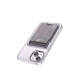 For Iphone 14, Iphone 13 Clear Wallet Case, Anti-Yellowing Slim Fit Thin Tpu Bumper + Pc Back Case With 2 Cards Holder