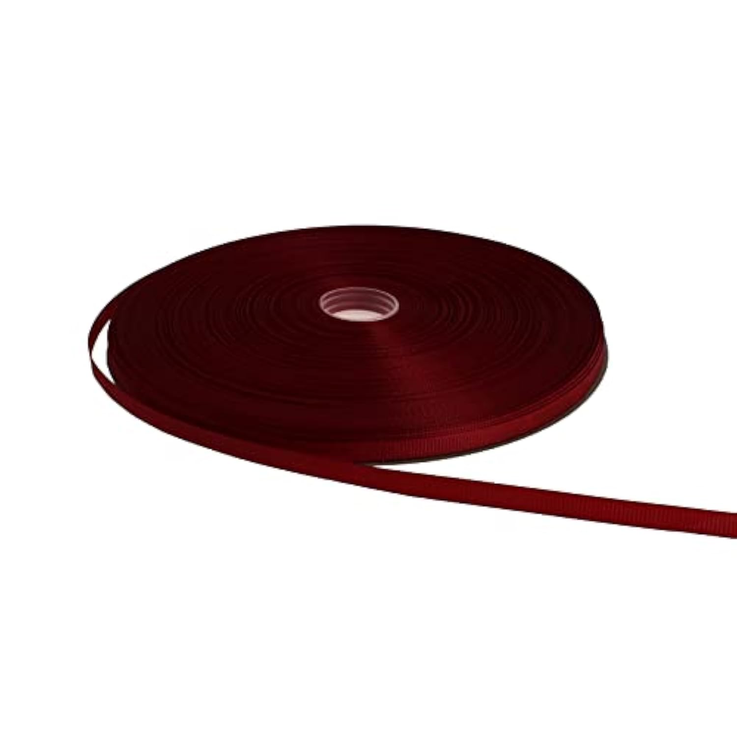 Solid Grosgrain Ribbon 100 Yard Each Roll 100% Polyester (1/4", Dark R