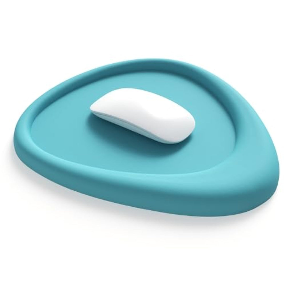 Neoflex Arc Ergonomic Mouse Pad With Gel Wrist Rest - Anti-Slip Desk Mat For Office & Gaming, Carpal Tunnel Support, Durable & Comfortable (Blue)