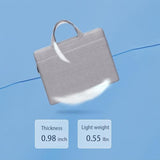 Portable Monitor Case For 15.6" Monitor Lightweight Protective Laptop Sleeve With Pocket Zipper, Grey