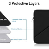 Laptop Sleeve 14 Inch, Shockproof Protective Computer Cover With Accessory Pocket, Traveling Carrying Bag Laptop Case Compatible For 14 Inch Macbook Air/Pro, Hp, Dell, Asus, Acer, Lenovo, Black