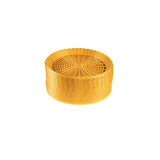 24 Pack Reusable Plastic Paper Plate Holders Heavy Duty Woven Paper Plate Holder, Gold