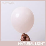 50PCS Beige Balloons  12" Nude, Ivory, Sand White for Boho Wedding & Party Decor