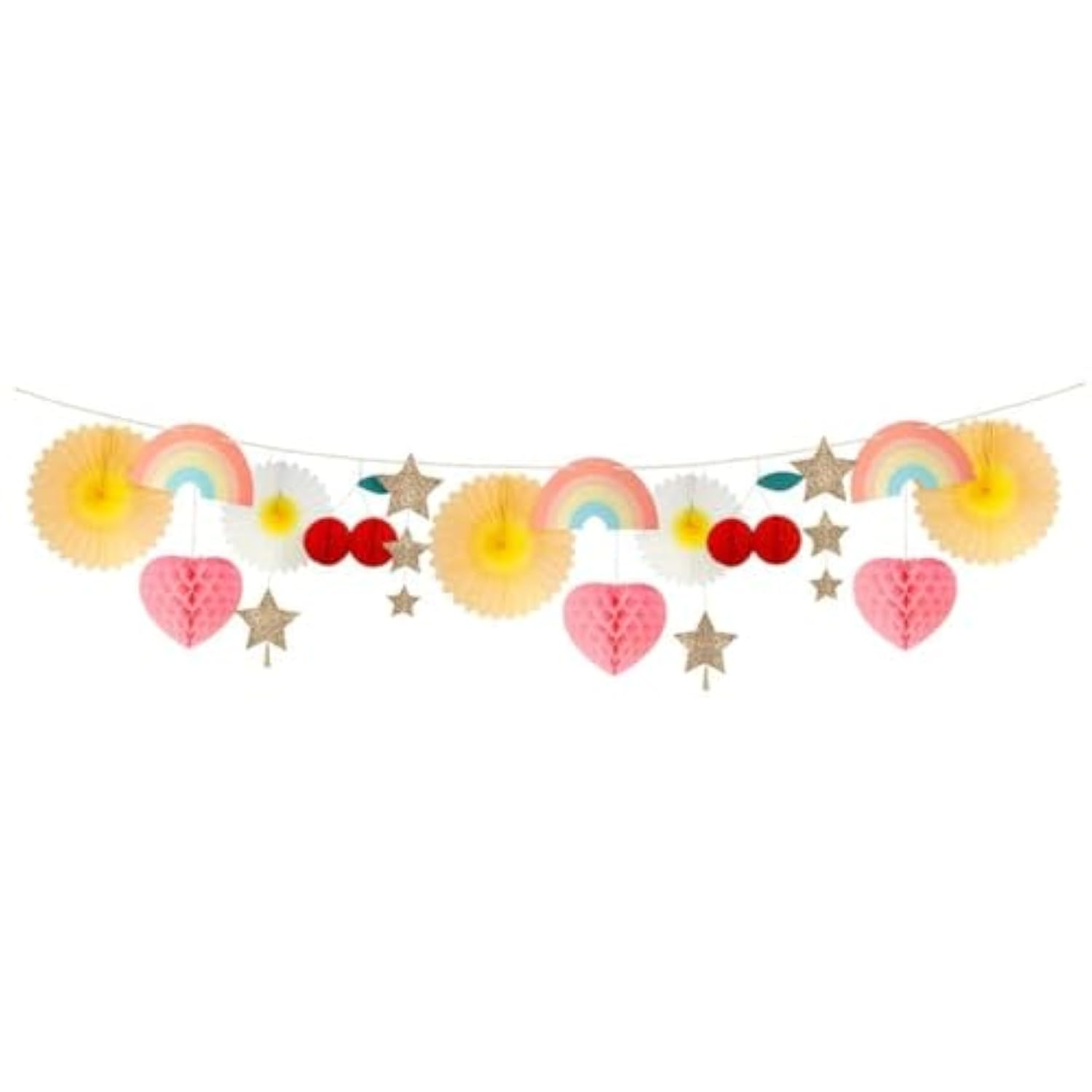 Meri Meri Fun Icons Giant Party Banner (Pack of 1), 11' Party Decorations (15' Including Excess Cord), Meri Meri Party Decorations