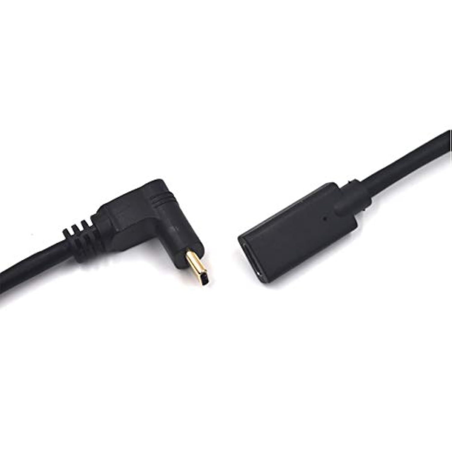 3.3Ft Usb C To Usb C Extension Cable, 90 Degree Angle Up& Down Usb Type C Male