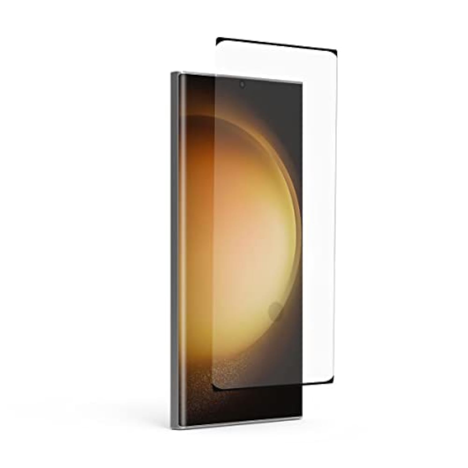 PureGear HD Clear Tempered Glass Screen Protector for Samsung Galaxy S23 Ultra (2023) - Case Friendly, Scratch Resistant with Anti-Fingerprint Coating, Anti-Scratch Protective Glass with  Replacement (Self Alignment Installation Tray included)