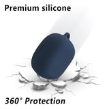 Navy Blue Silicone Case for Anker Soundcore P20i and R50i with Carabiner