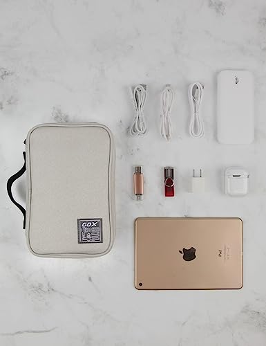 Electronic Cable Tech Cord Organizer Travel Case Small Cable Storage Bag For Earbuds Charger Pouch
