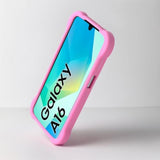 Kawaii Unicorn Phone Case for Samsung Galaxy A16 4G and 5G, 6.7 Inch, Soft Silicone, Shockproof, Cartoon Design, Pink, Girls and Women