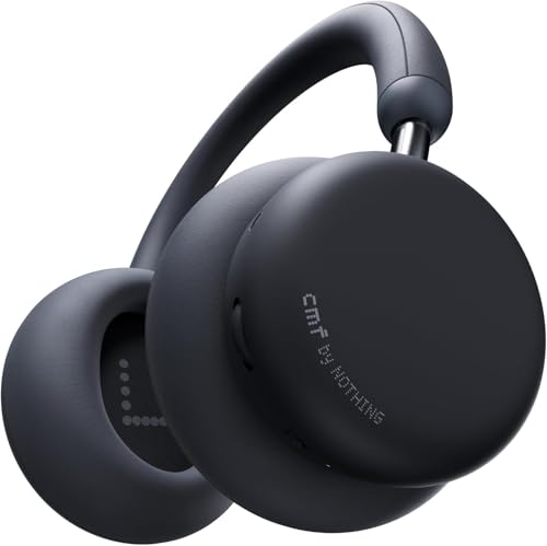 Headphone Pro Active Noise Canceling Wireless Headphones Bluetooth 5.4 Over The Ear Headset, 50H ANC Playtime, Bass&Treble Slider, Custom EQ&Spatial