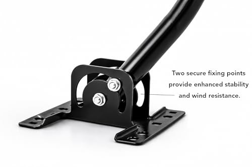 Adjustable Mounting Pole Antenna Mount Outdoor TV Antenna Universal Weather Proof Attic Mount Brackets, Easy Installation and Solid Structure