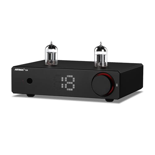 T20 Fully Balanced Tube Preamp for Home Audio - ECC83 Tube Design, Swappable Op-Amps & Tubes, XLR/RCA Inputs/Outputs, Pre-Amp for 2 Channel Stereo