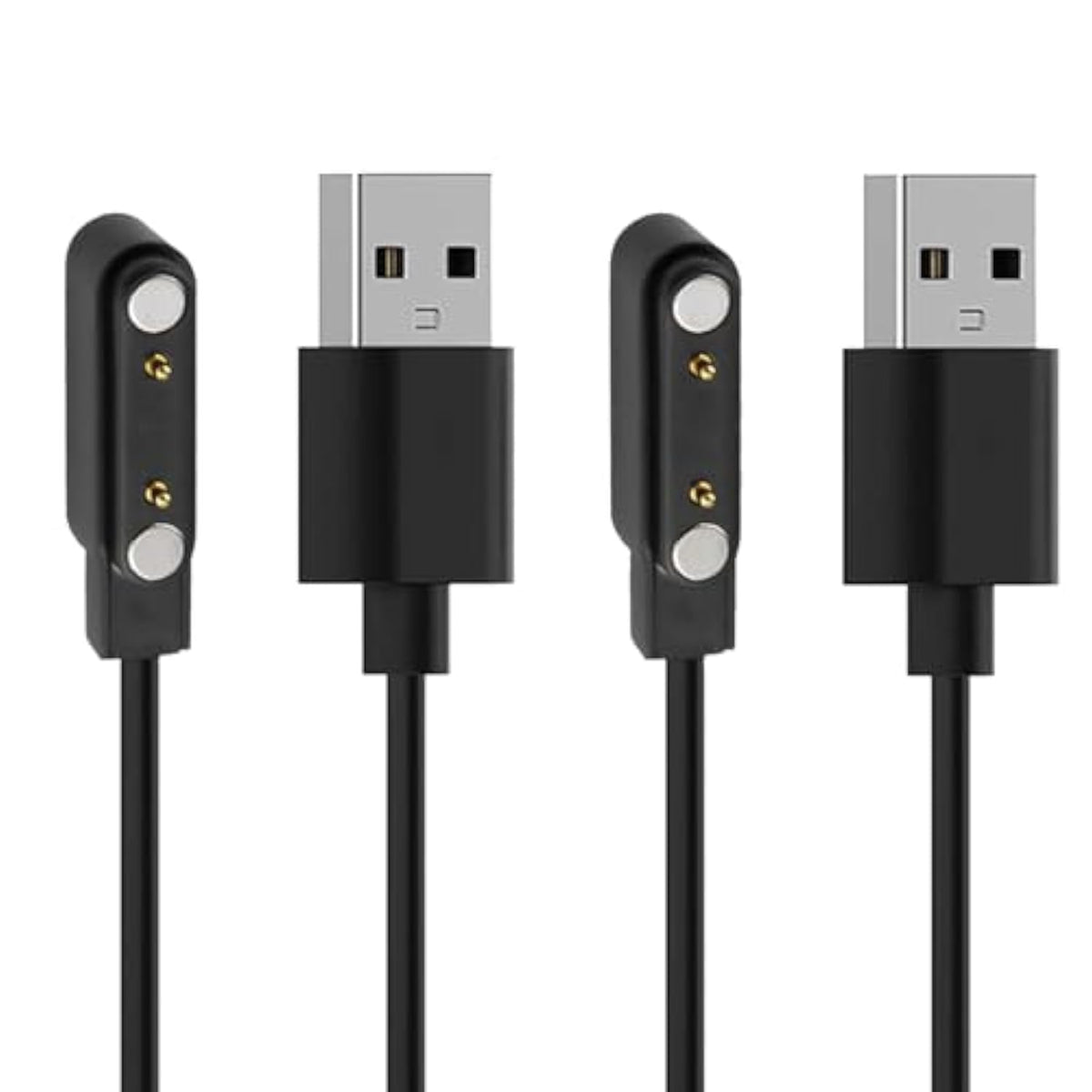 Compatible For Jacoosa Tg38, Qonbink Tg38 Smart Watch Charger 2-Pack Magnetic Charging Cable Usb Charging Cord