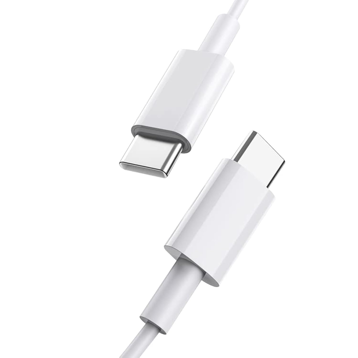 Usb C To Usb C Cable, Type C To Type C Cable, 2 Pack [3.3Ft, 6.6Ft], Fast Charging, High Speed Data Transfer, Android Phone Cable And More, Trustable (White)