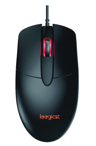 M102 Wired Usb Optical Mouse (Black), 3-Button, Ergonomic Design, 1000 Dpi, For Computers, Laptops, Chromebook, Macbook, Pc, Comfort Size, Ambidextrous, Modern Style