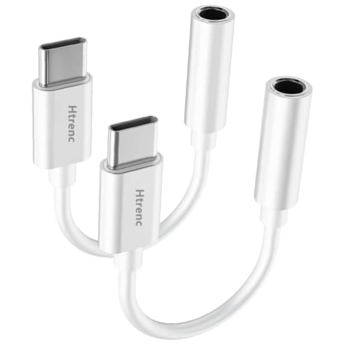 USB C to 3.5mm Adapter for iPhone 15/Pro/Max, Compatible with iPad/Samsung/MacBook