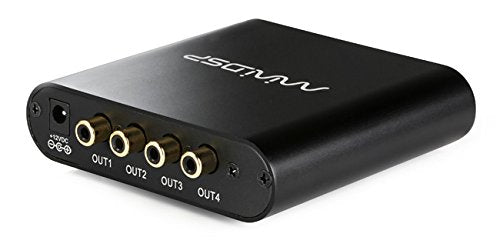 2x4 HD Digital Audio Signal Processor, Analog, USB, Toslink Audio Source, 4 Presets Stored