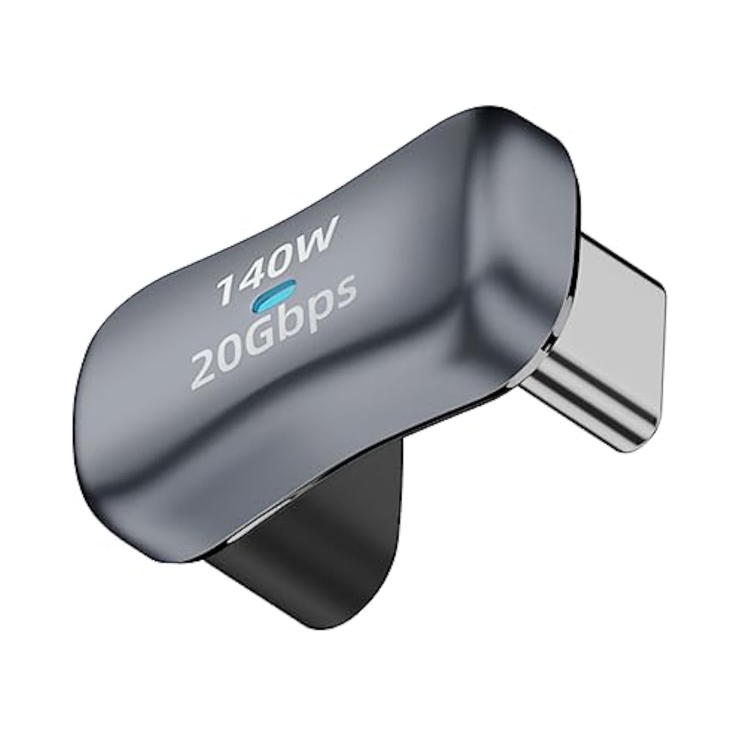 Wider Usb C U Shaped Angle Adapter 140W 20Gbps Usb3.2 Type C Male To Female Wi