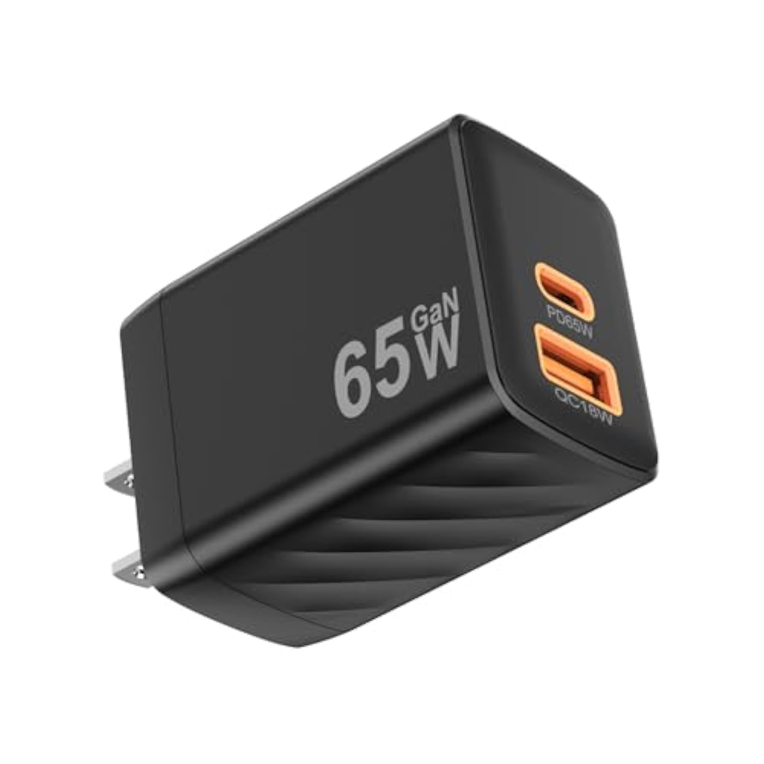 65W Usb C Charger Block, Gan Nano Super Fast Charging Wall Plug Port Pd Dual A & Type C Power Adapter Brick Cube For Macbook Pro/Air, Ipad Iphone 16 15/Pro, Galaxy S23/S22, Pixel, Laptop