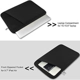 Laptop Case Sleeve 14 Inch, Durable Carrying Bag Shockproof Protective Case Cover, Handbags Briefcase Laptop Bag Compatible With 14" Macbook Air/Pro Hp Asus Lenovo Notebook Computer, Black
