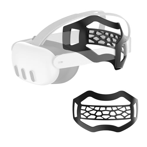 Vr Head Strap Pad For Meta Quest 3/3S/Quest 2, Elite Strap Comfort Cushion For Lying Down, Back Head Pressure Relief Support, Vr Accessories For Long Gaming, Fitness & Movies