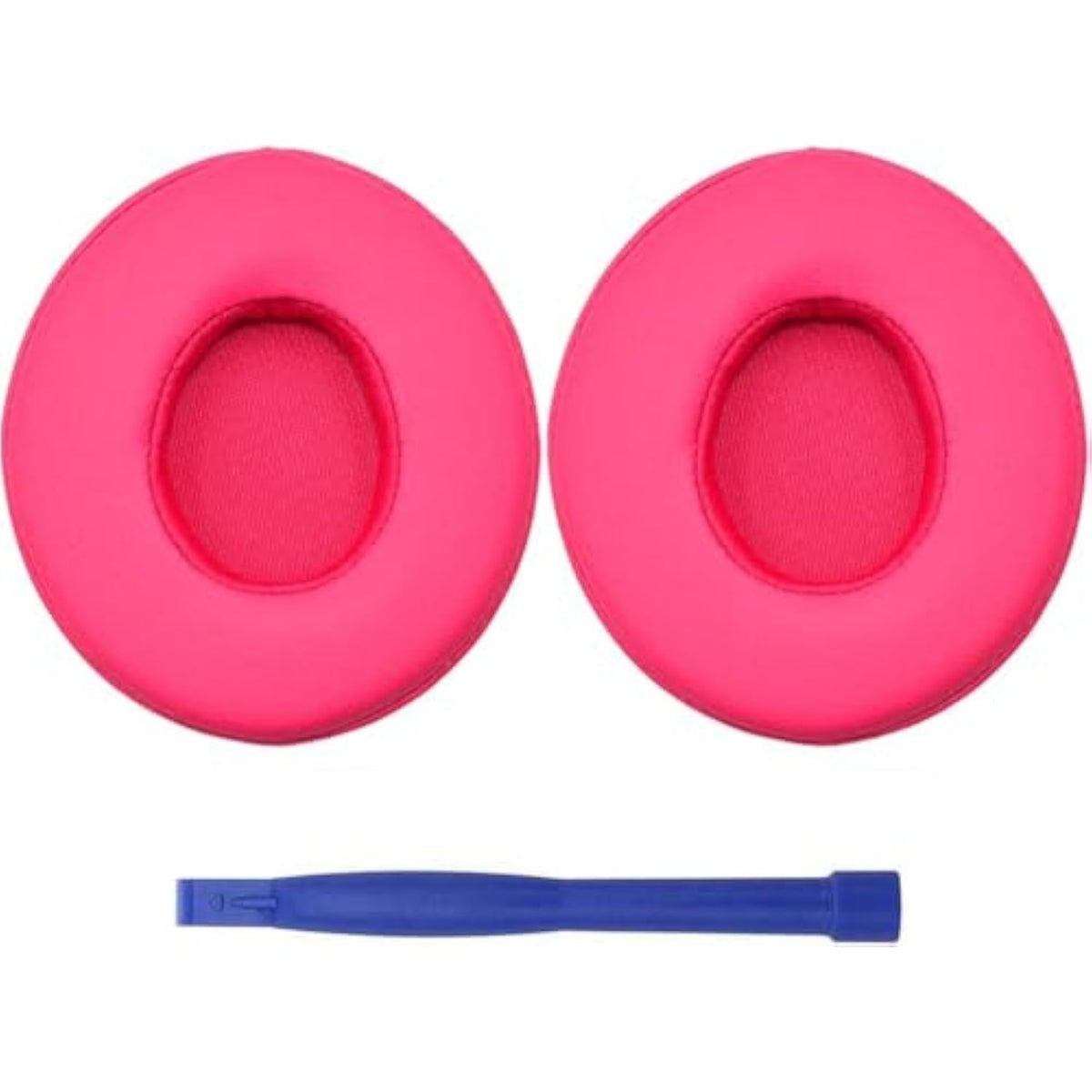 Beats Solo 3 Ear Pads Replacement, Soft Protein Leather Memory Foam Headphone Earpads Ear Cushions Pad For Beats By Dre Solo 3 Wireless & Solo 2 Wireless Over Ear Headsets (Pink)