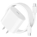 Usb C Fast Charger For Apple Ipad Pro 13/12.9/11 Inch, Ipad 11Th/10Th Generation, Ipad Air 11/13 Inch/5Th/4Th, Ipad Mini 6Th/7Th, Ipad Charger Fast Charging Block With 6.6Ft Usb C To C Charger Cable