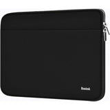 Laptop Case Sleeve 15.6 Inch, Shockproof Protective Notebook Case With Accessory Pocket, Briefcase Carrying Laptop Cover For 15.6" Hp, Asus, Dell, Lenovo, Acer, Black