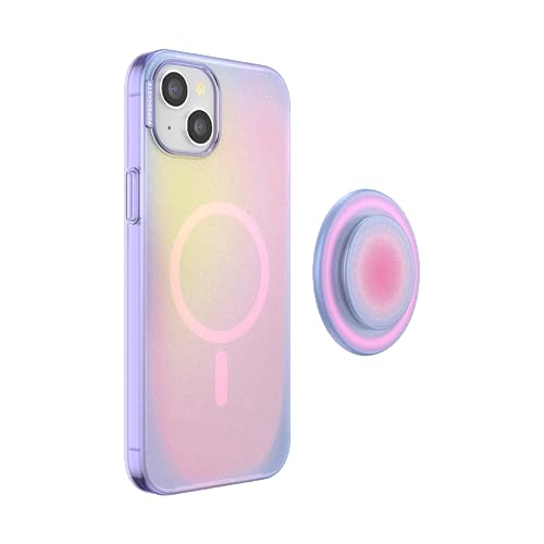 iPhone 15 Plus Phone Case with MagSafe, Wireless Charging Compatible, Purple - Aura