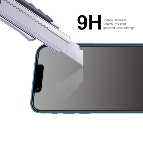 (2 Pack) Designed for  iPhone 13 Mini (5.4 inch) Tempered Glass Screen Protector, Anti Scratch, Bubble Free