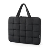 BAGSMART 15.6 Inch Laptop Case, Lightweight Puffy Laptop Sleeve with Handle, Compatible with MacBook Air Pro 15 16 Inch M4 M3 M2 M1, Laptop Bag for Women Fitted with Dell,HP, Black