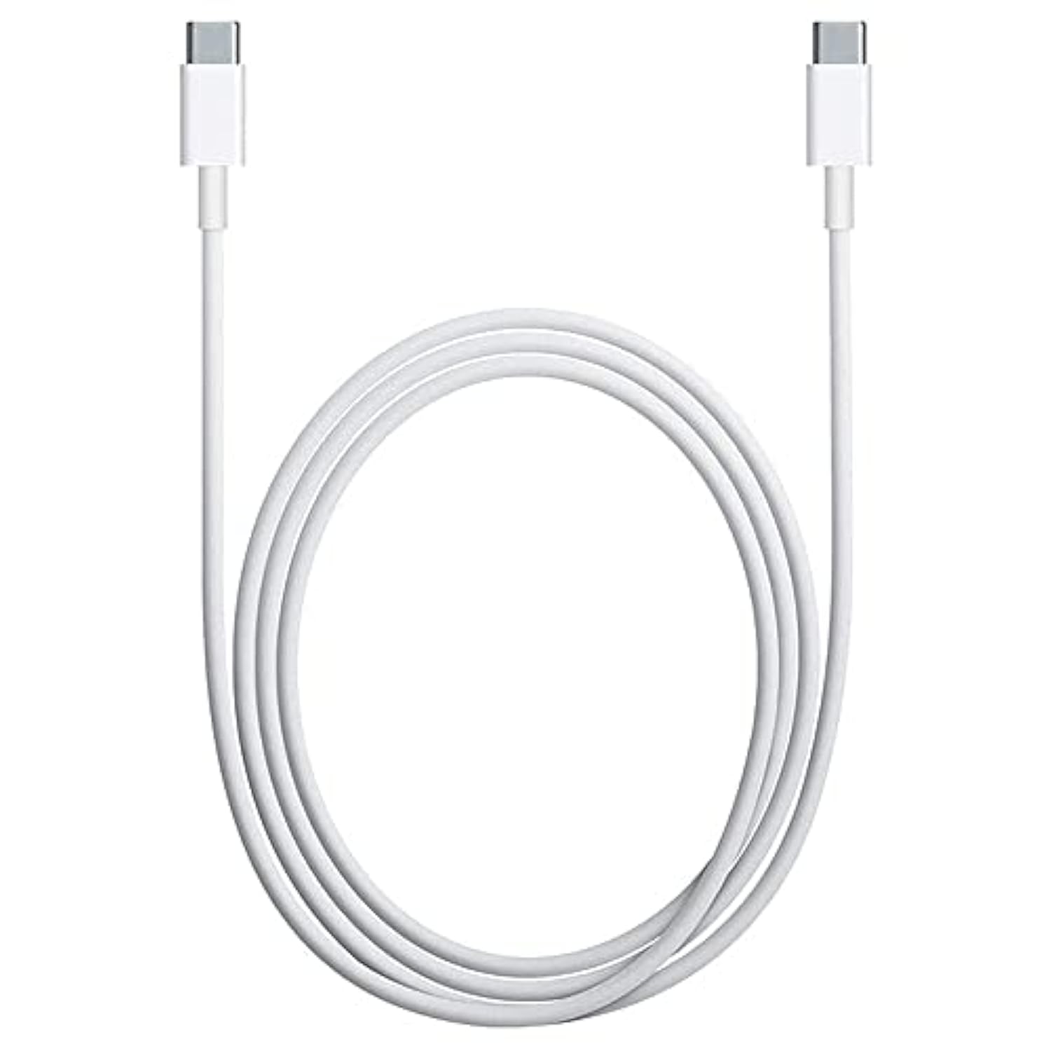 Usb - C To Usb - C Charger Cable 2 Meter / 6Ft White - For Fast Charging And D