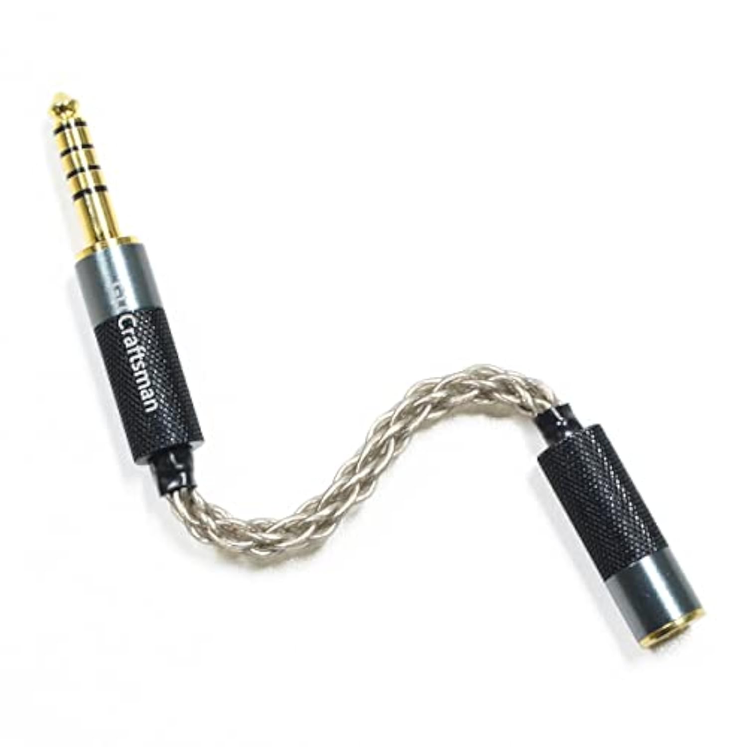 4.4Mm Balanced Male To 2.5Mm Balanced Female Headphone Adapter Cable 6N Single Crystal Silver Headphone Jack Convert Cable For Audio Players With 4.4Mm Balanced Ports¡­