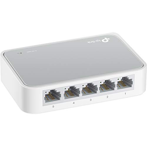 Learning Resources Tl-Sf1005D 5-Port Fast Ethernet Unmanaged Switch | Plug And Play | Desktop